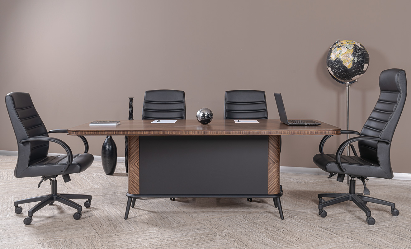 Formia Wood Veneered Meeting Table