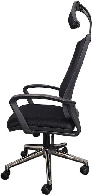 Heart Başlıklı Krom Ayak Müdür Koltuğu