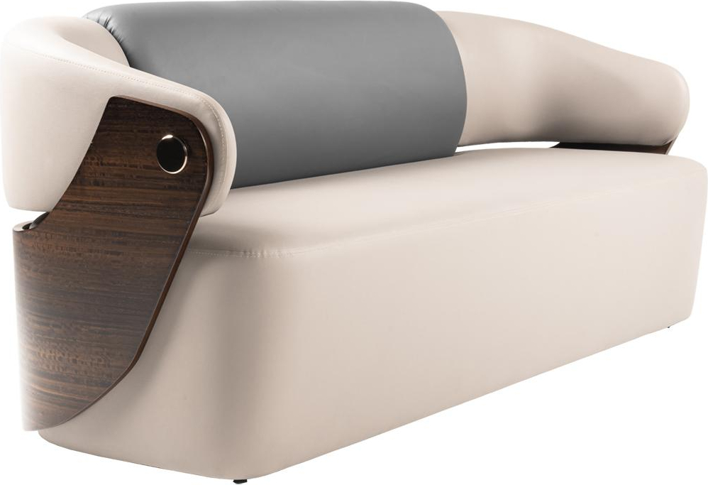 Noona Wooden Detailed Office Sofa