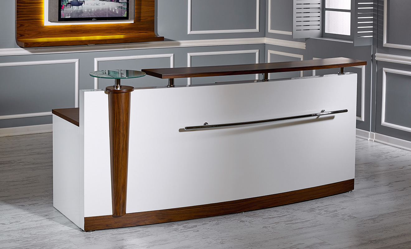 Stone Reception Desk