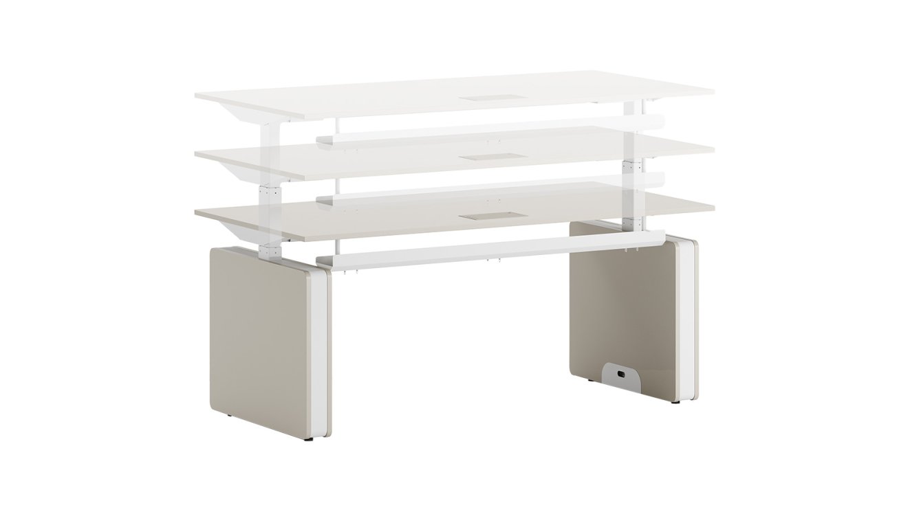 Panokato Wood Box Yükseklik Ayarlı Masa