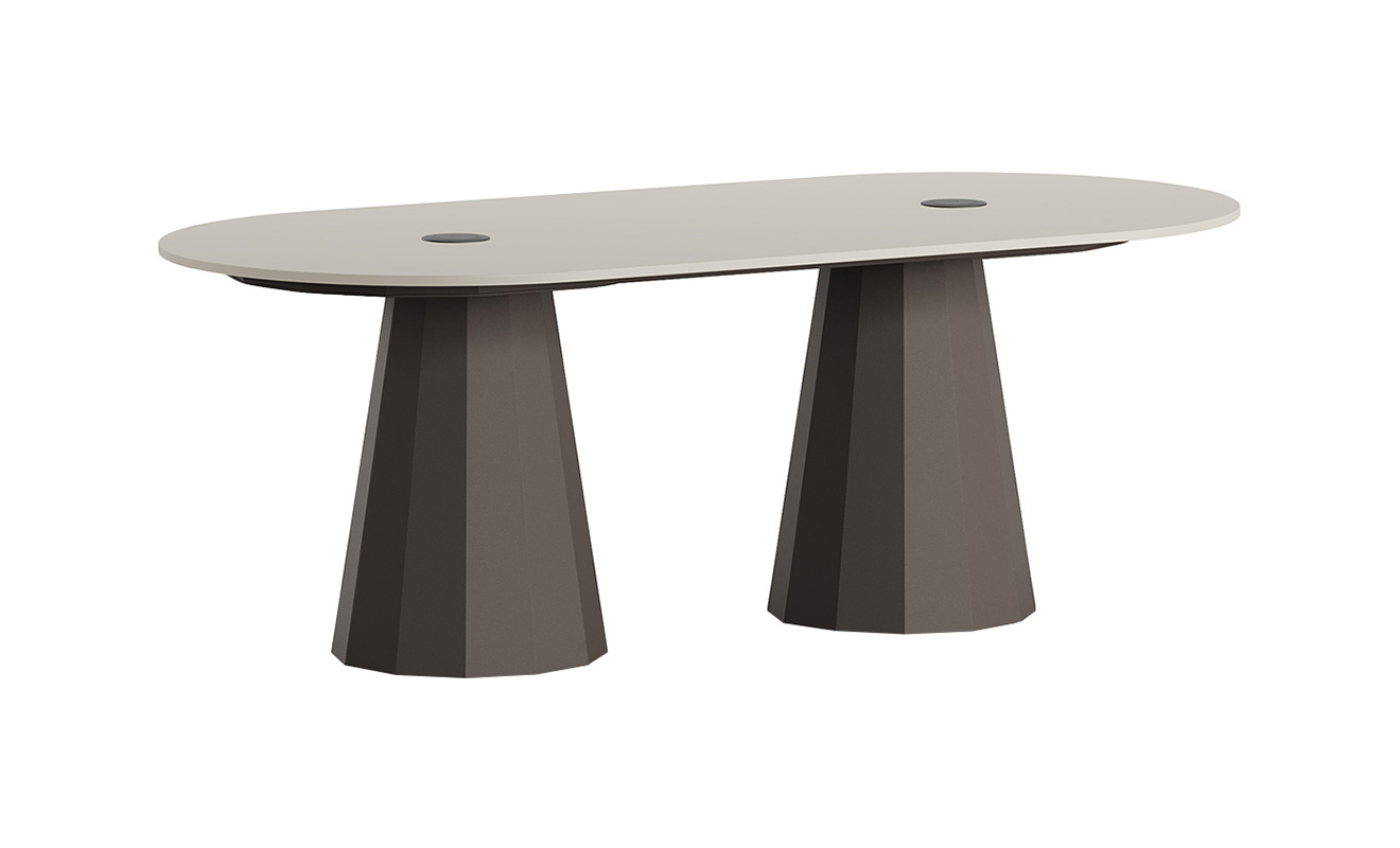 Diony Oval Toplantı Masası
