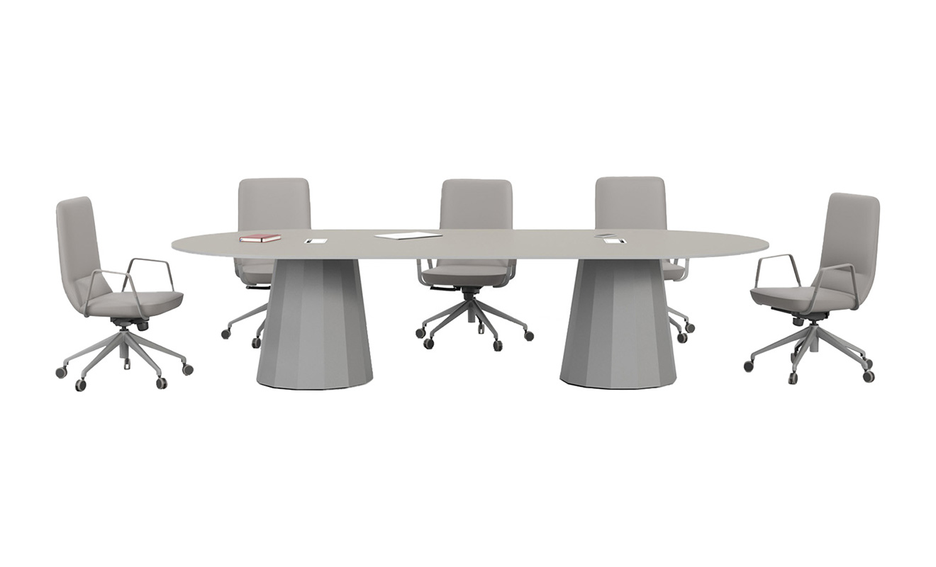 Diony Oval Toplantı Masası