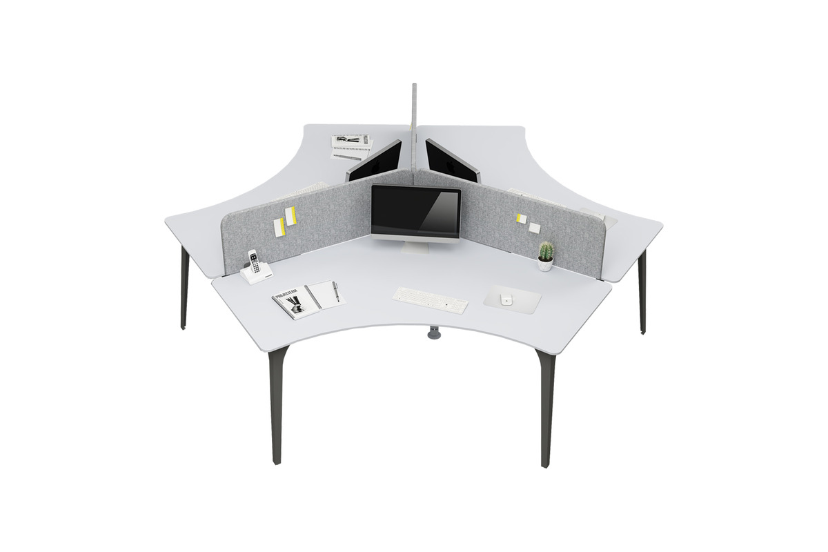 Centrawork Üçlü Çalışma Masası