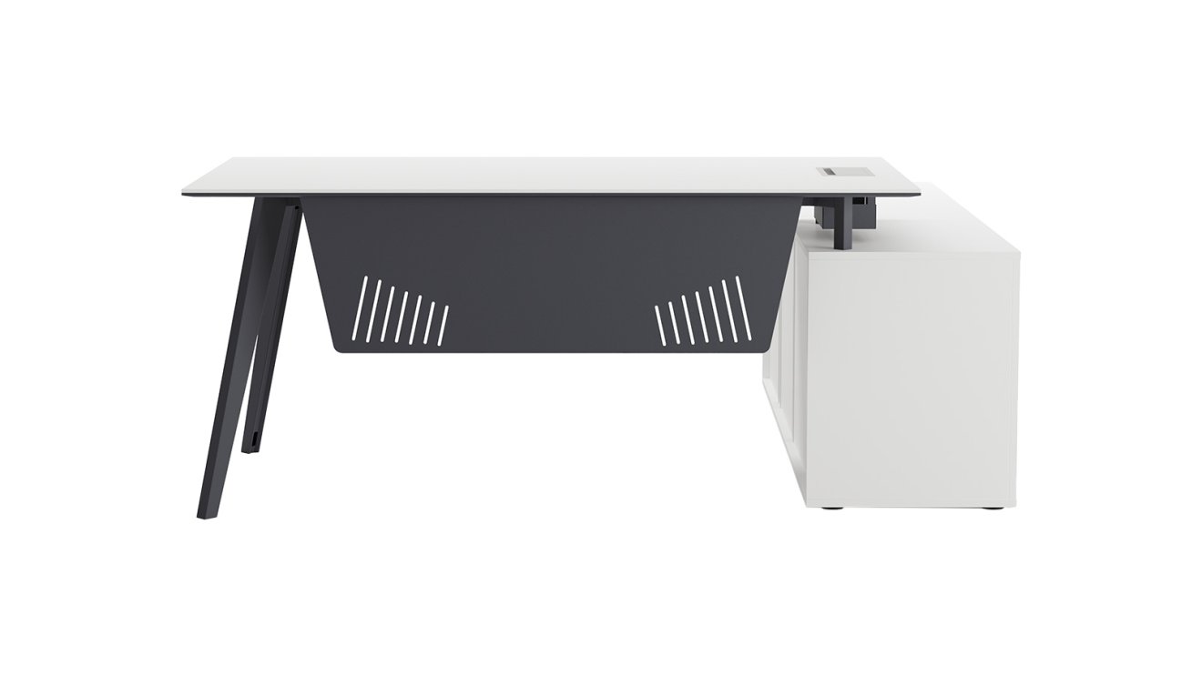 Blade Etajerli Ofis Masası