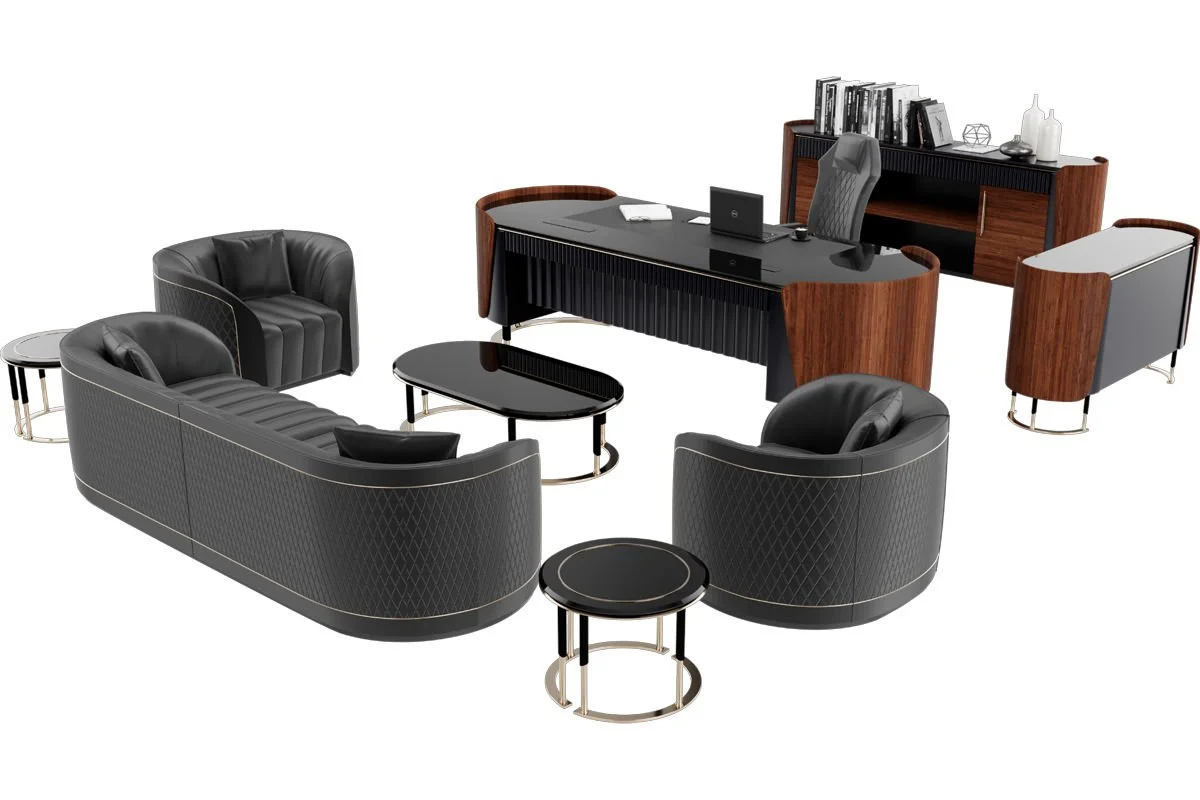 Akr Ofis Negro Premium Makam Takımı