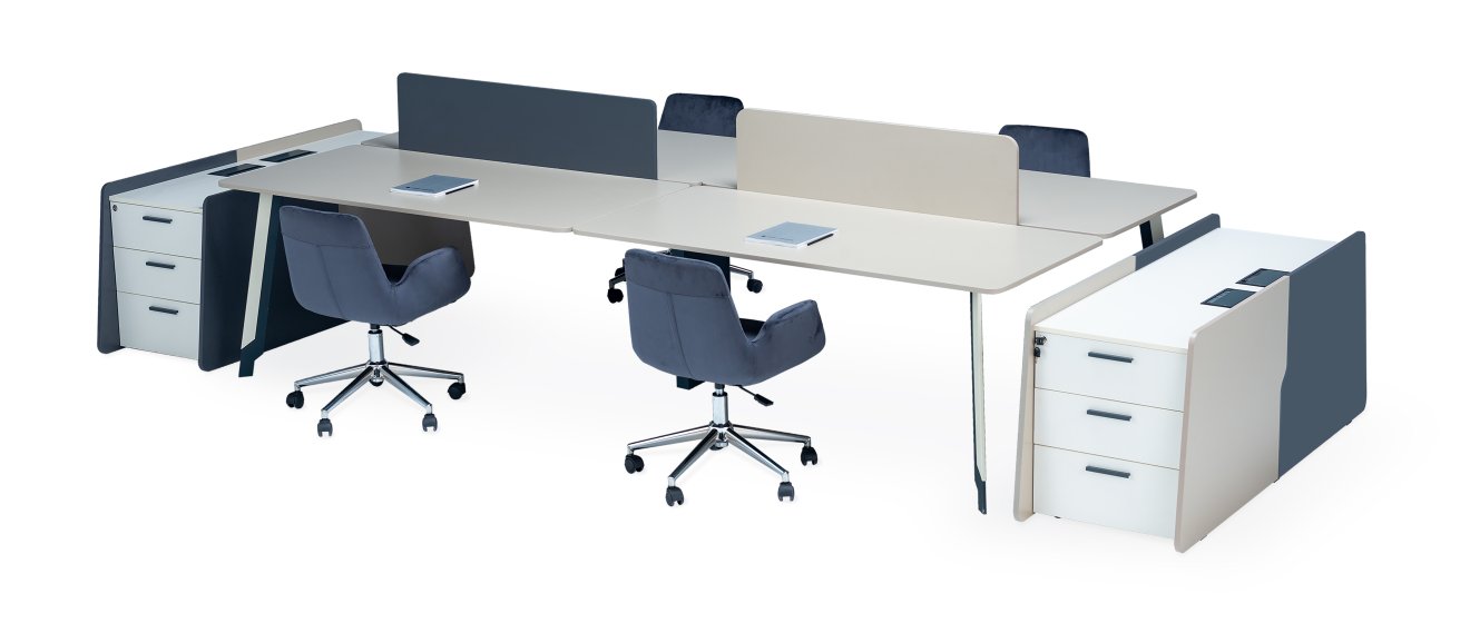 Taba Workstation Dörtlü