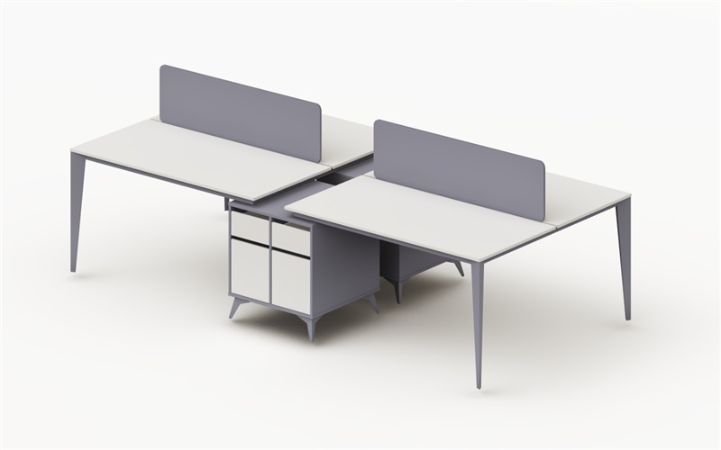 Execas Dörtlü Workstation KABİNLİ