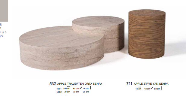 APPLE ORTA VE YAN SEHPA