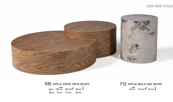 APPLE ORTA VE YAN SEHPA