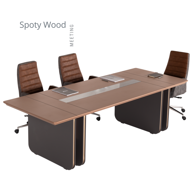SPOTY WOOD MEETING TABLE
