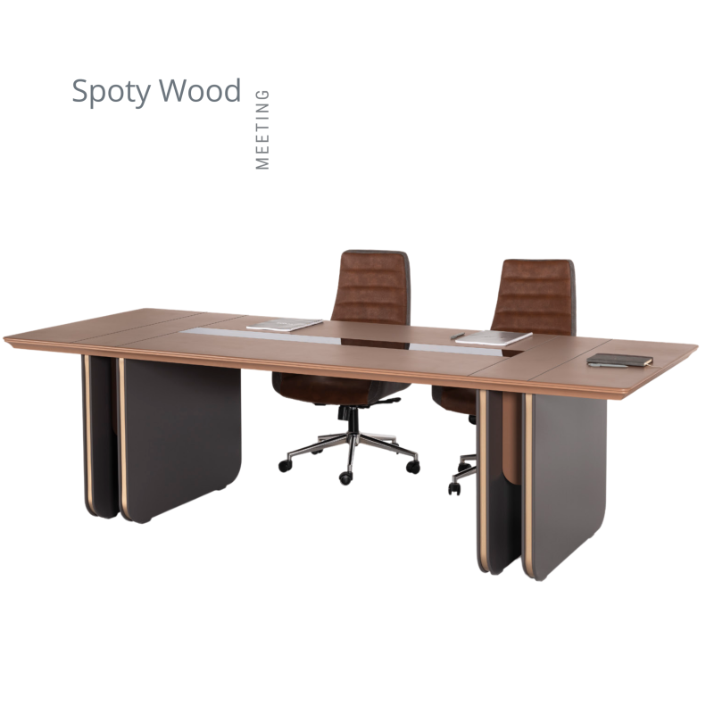 SPOTY WOOD MEETING TABLE