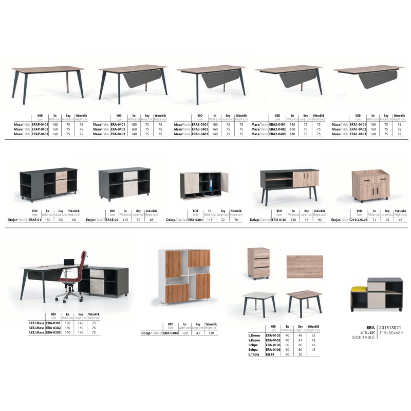 ERA PERSONNEL TABLE SET
