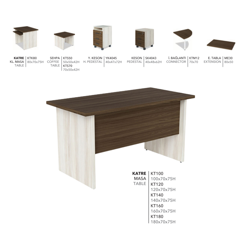 KATRE WORK TABLE SET