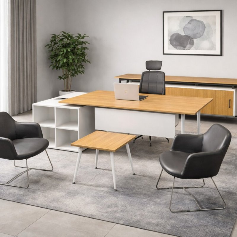 ATOM MARBELLA MDF YÖNETİCİ OFİS TAKIMI