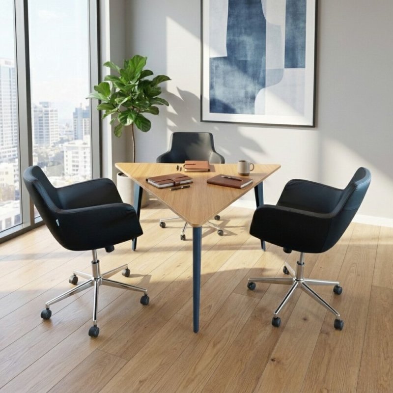 ATOM BERMUDA CEVİZ MDF TOPLANTI MASASI