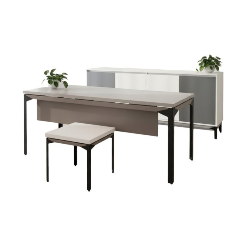 ATOM CLAY MDF YÖNETİCİ OFİS TAKIMI