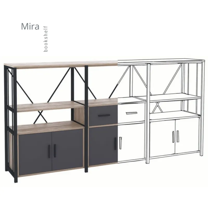 MİRA KİTAPLIK 210 cm